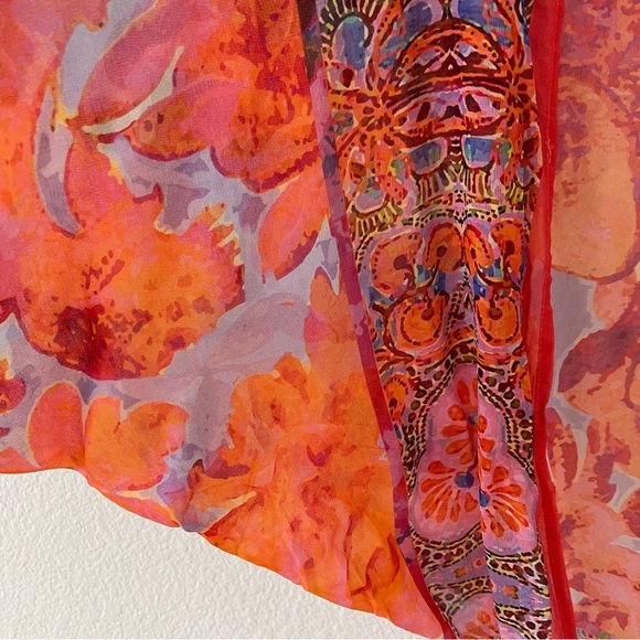 NWT Anthropologie Elizabeth Gillett Lorelei Floral Kimono Wrap One Size OS - Picture 8 of 16